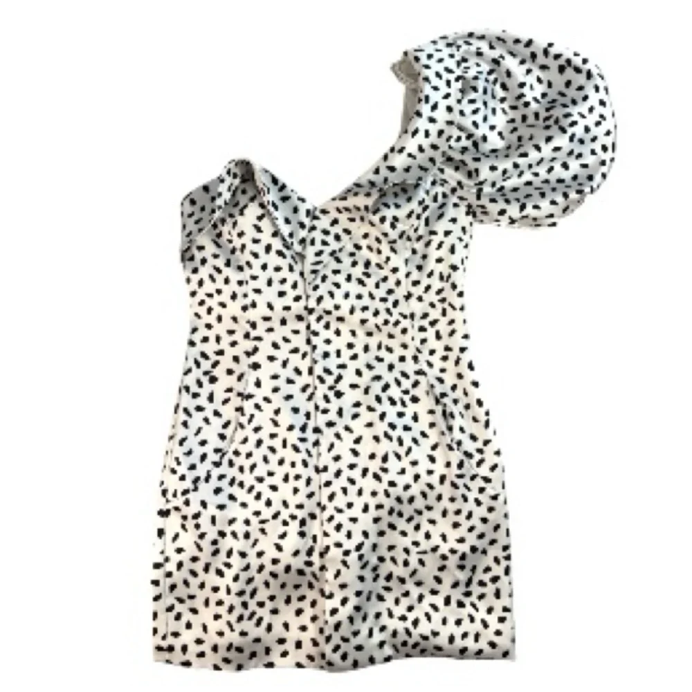 Self Portrait Dot One Shoulder Dress - Picture 2 of 4